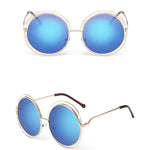 Round metal cutout sunglasses - Heritage cosmetics and beauty care