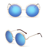 Round metal cutout sunglasses - Heritage cosmetics and beauty care