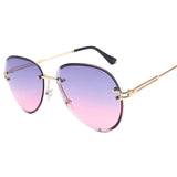 foreign trade rimless Sunglasses - Heritage cosmetics and beauty care