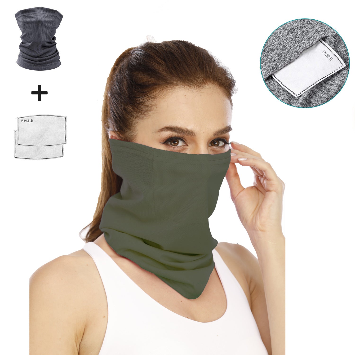 Riding mask riding mask magic scarf sports mask ice silk mask fishing sunscreen mesh mask - Heritage cosmetics and beauty care