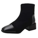 Women"s Short Boots Autumn And Winter New Versatile Thick Heel Shoes - Heritage cosmetics and beauty care