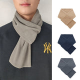 Autumn And Winter Warm Scarf Fashion Simple Solid Color Men's Polar Fleece - Heritage cosmetics and beauty care