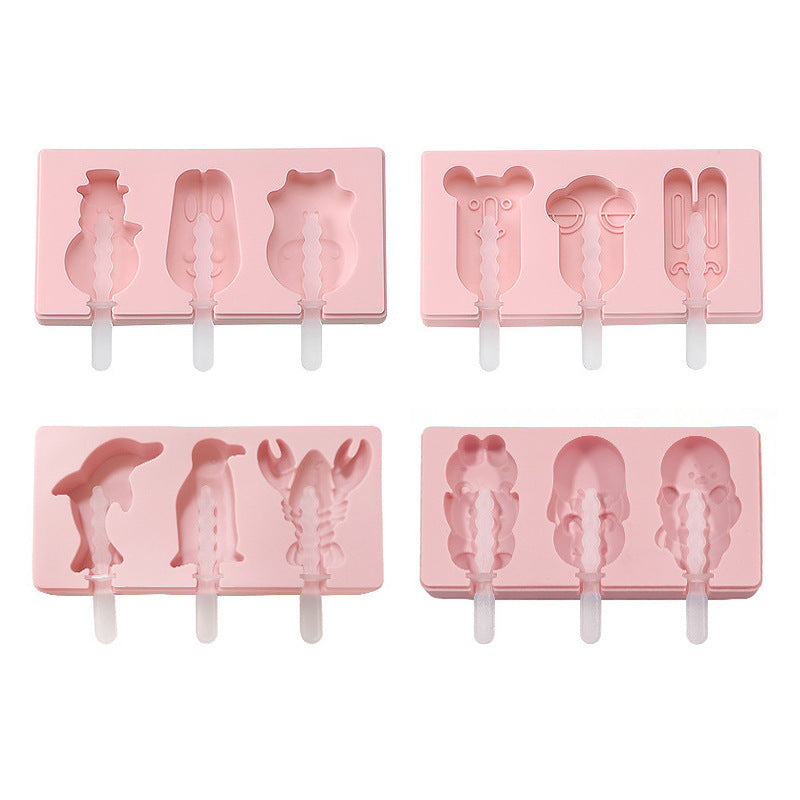 Cartoon Animal Ice Cream Silicone Mold - Heritage cosmetics and beauty care