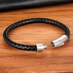 Men for women Bracelets Black Stainless Steel Jewelry Gifts - Heritage cosmetics and beauty care