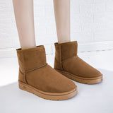 Snow Boots Winter Faux Fur Women Shoes - Heritage cosmetics and beauty care