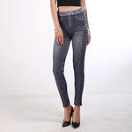 Spring new imitation denim leggings women - Heritage cosmetics and beauty care