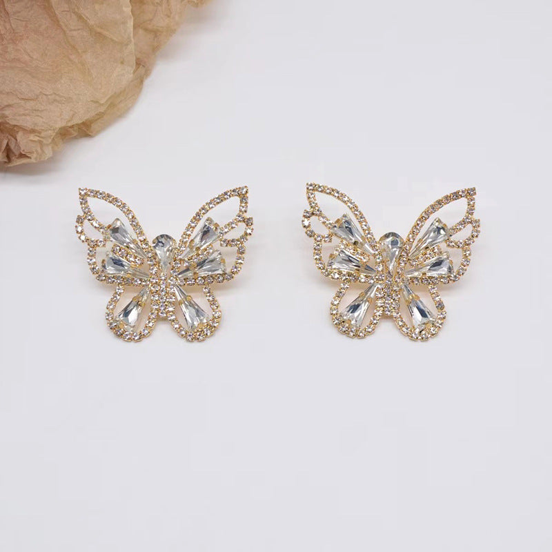 Women's Oversized Butterfly Necklace Earrings - Heritage cosmetics and beauty care