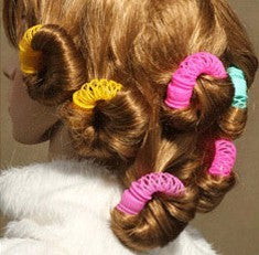 Donut Hair Rollers Magic Sticks Hair Natural Curlers Circle Spiral Plastic DIY Hair Styling Curly - Heritage cosmetics and beauty care