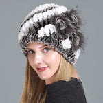 European And American Women's Fur Knitted Hats - Heritage cosmetics and beauty care