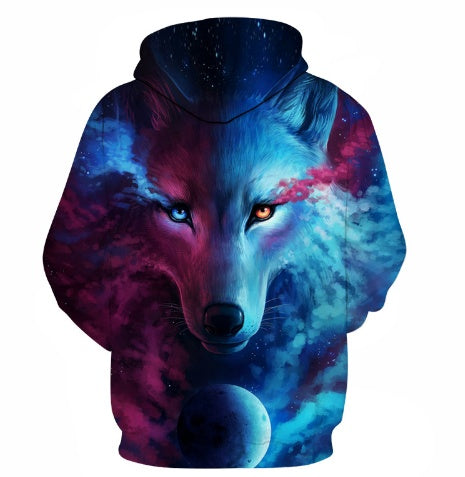 Wolf Printed Hoodies Men 3D Sweatshirt - Heritage cosmetics and beauty care