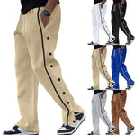 Casual Sports Breasted Pants Men's Loose Straight Trousers - Heritage cosmetics and beauty care