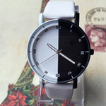 Black and white mosaic Harajuku creative watch student table personality wild men and women watch couple watches - Heritage cosmetics and beauty care