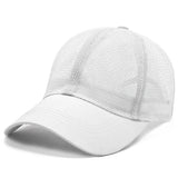 Summer Sunhat Breathable Men's And Women's Mesh Hats Outdoor Solid Color Caps - Heritage cosmetics and beauty care