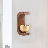 Black Walnut Suction Door Copper Bell - Heritage cosmetics and beauty care