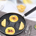 Egg Frying Pan Nonstick Pancake Pans 4-Cups Cookware Pancake Pan Egg Pan Suitable For Gas Stove - Heritage cosmetics and beauty care