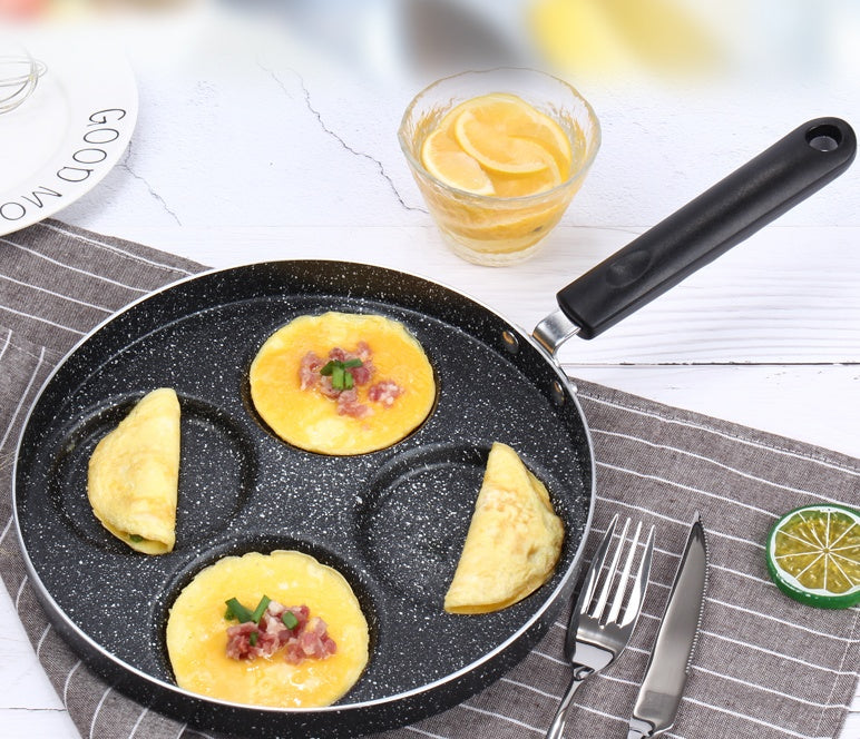 Egg Frying Pan Nonstick Pancake Pans 4-Cups Cookware Pancake Pan Egg Pan Suitable For Gas Stove - Heritage cosmetics and beauty care