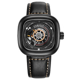 The hot blast dunk watch fashion automatic mechanical watches Mens hollow square dial watch - Heritage cosmetics and beauty care