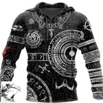 Viking Odin Tattoo D Printed Men hoodies - Heritage cosmetics and beauty care