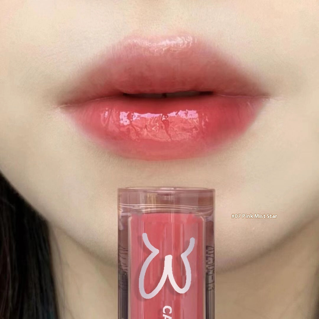 Cappuvini Carbuweini Pink Rabbit Lip Gloss Moisturizing And Nourishing Care - Heritage cosmetics and beauty care