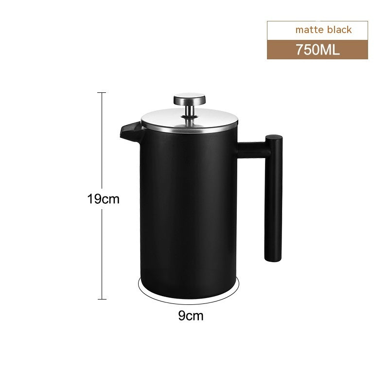 Stainless Steel French Press French Press Coffee Maker Heritage cosmetics and beauty care