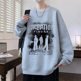 Autumn And Winter Brushed Hoody Pu Handsome Long Sleeve