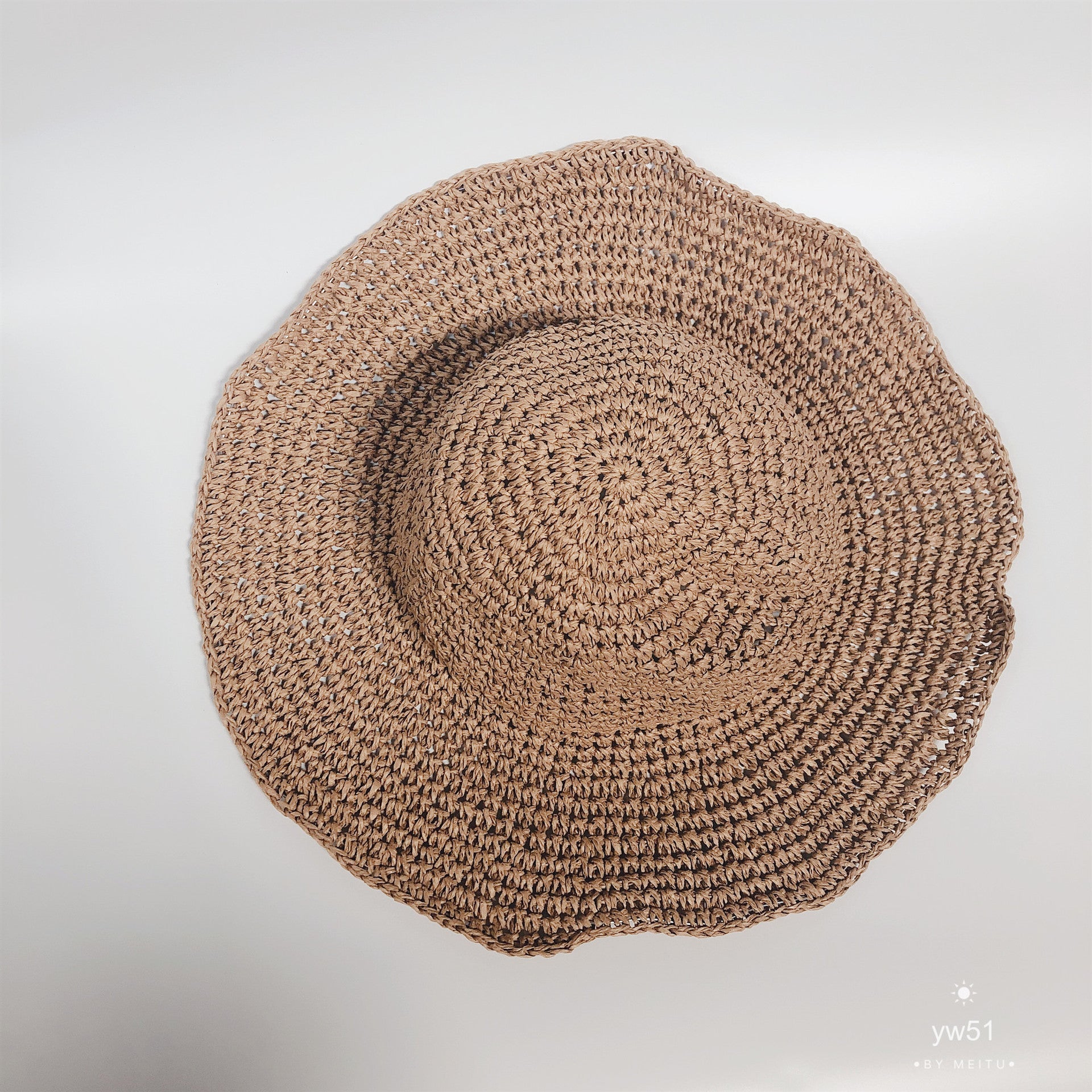 Summer Outing Sunscreen Hat for Women with Foldable Straw Hats Holiday Cool Hat Beach Hat - Heritage cosmetics and beauty care