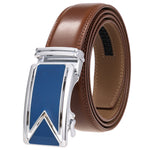 Fashion Men's Two-layer Cowhide Automatic Buckle Trouser Belt - Heritage cosmetics and beauty care