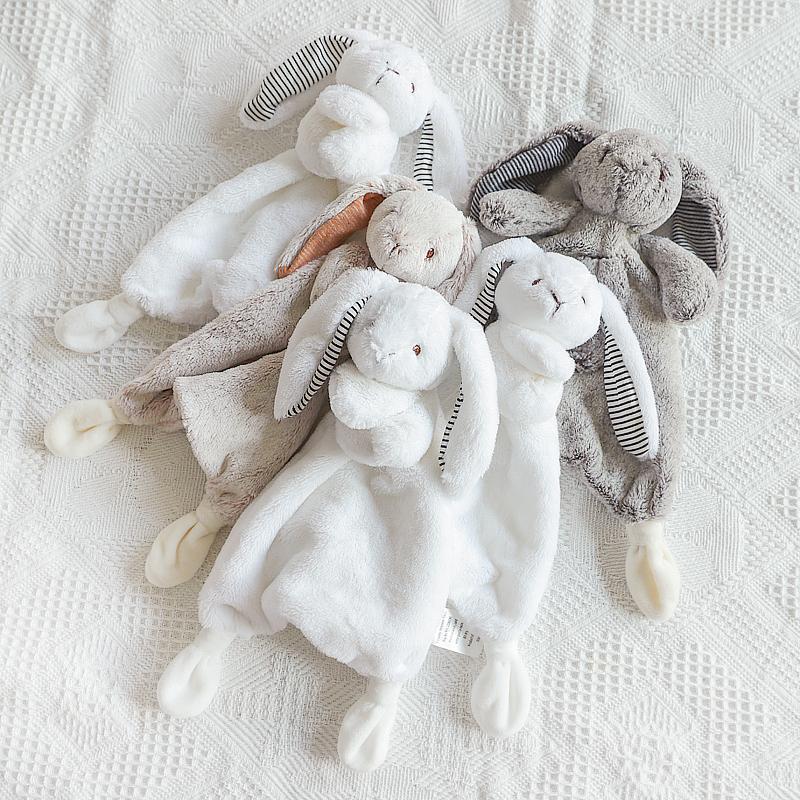 Appeasing Towel Sleeping Doll Animal Skin-friendly Sleeping Soft Little Bunny - Heritage cosmetics and beauty care