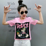 Will Europe stand cartoon short sleeved cotton t-shirts to seaman all-match shirt Heritage cosmetics and beauty care