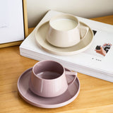 Home Office Afternoon Tea Mug Simple Coffee Cup Saucer Set