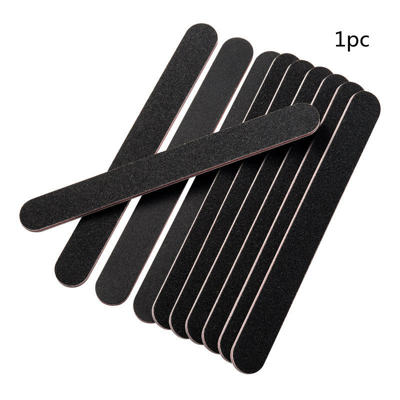 Red Heart Black File Polishing Strip Scrub Nail Tools - Heritage cosmetics and beauty care