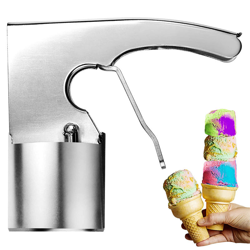 Big Ice Cream Scoop With Spring-powered Trigger Big Volume Scoop Old Fashion Style Scoop Nostalgic Scoop Easy To Clean Kitchen Gadgets - Heritage cosmetics and beauty care