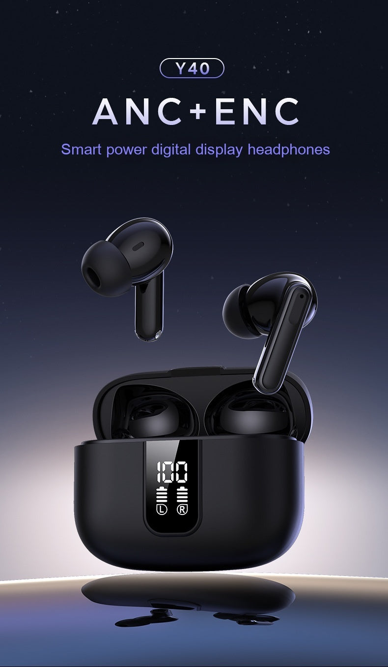 Y40 New ANC ENC Dual-camera Noise Reduction True Wireless Bluetooth Earphone In-ear Heritage cosmetics and beauty care