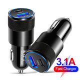 Aluminum Alloy Mobile Phone Car Charger Heritage cosmetics and beauty care