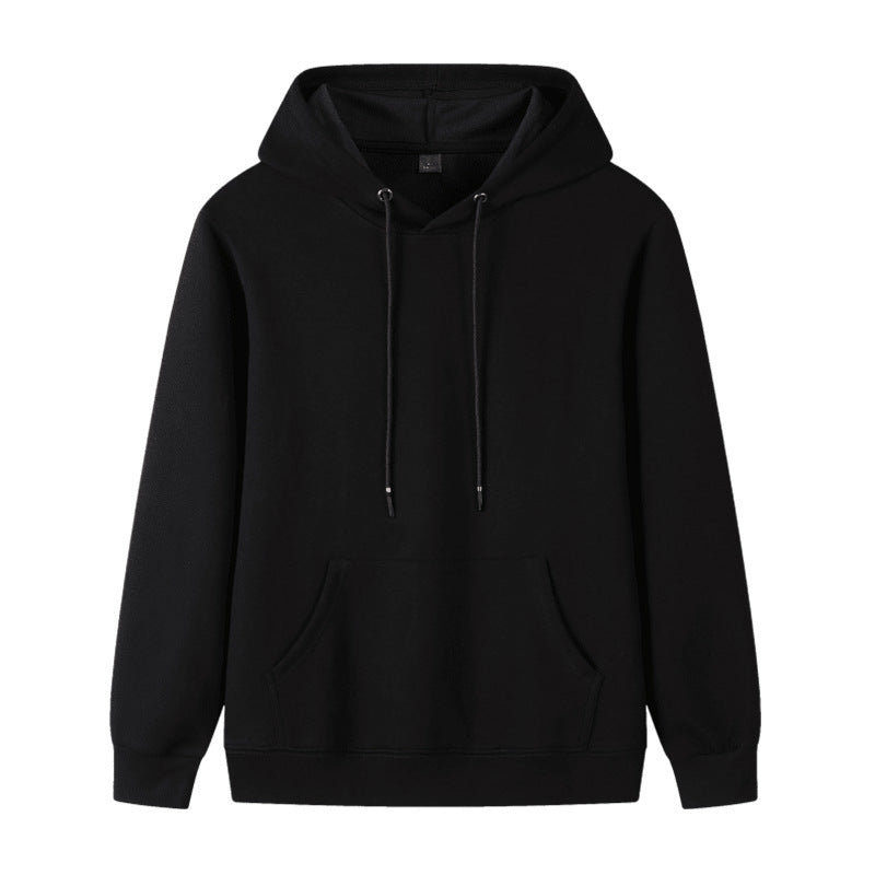 Autumn Pure Cotton Solid Color Blank Hoodie Sports Meeting Hoodie Sweatshirt