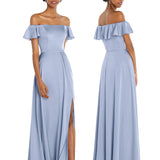 Satin Bridesmaid Dresses Slimming And Shading Heritage cosmetics and beauty care