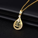 Copper Micro Inlaid Zircon Heart-Shaped Round Necklace - Heritage cosmetics and beauty care