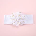 Cotton Elastic Baby Hair With Bow Flowers - Heritage cosmetics and beauty care