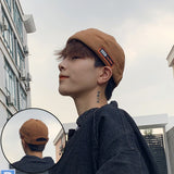 Retro Melon Hat Male Four Seasons Hip-hop Korean Version Of Beret Hat Street Hipsters Hats Without Eaves Landlord Women - Heritage cosmetics and beauty care