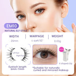 Natural Eyelashes Magnetic Suction False Eyelashes Daily One Pair Mink Hair Super Soft Natural Simulation Easy To Wear - Heritage cosmetics and beauty care