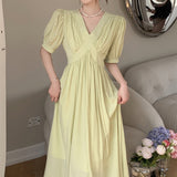 Women's Fashion Casual Temperament Thin Dresses Heritage cosmetics and beauty care