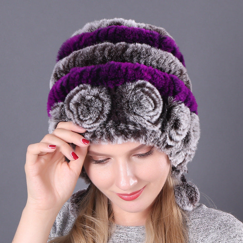 Warm And Thick Earmuffs Knitted Woolen Hats - Heritage cosmetics and beauty care