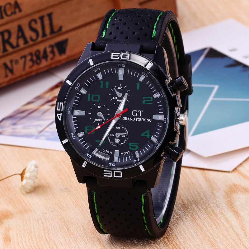 EBay Hot Sport Watch GT Racing Silicone Large Dial Watches Quartz Men's Fashion Business Wholesale - Heritage cosmetics and beauty care