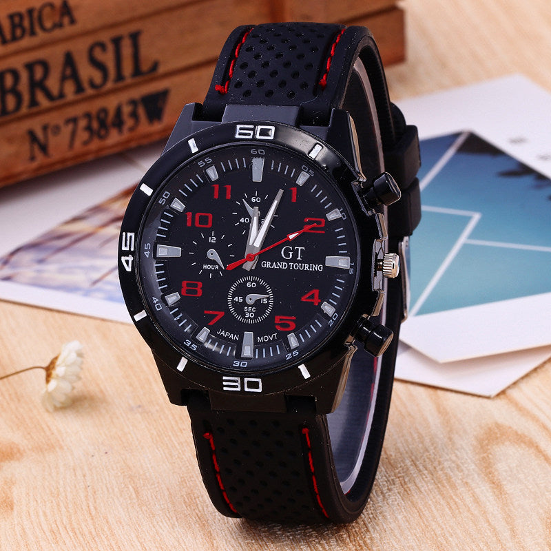 EBay Hot Sport Watch GT Racing Silicone Large Dial Watches Quartz Men's Fashion Business Wholesale - Heritage cosmetics and beauty care