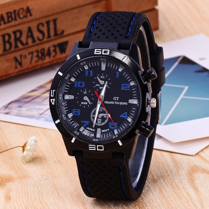 EBay Hot Sport Watch GT Racing Silicone Large Dial Watches Quartz Men's Fashion Business Wholesale - Heritage cosmetics and beauty care