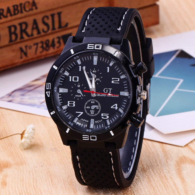 EBay Hot Sport Watch GT Racing Silicone Large Dial Watches Quartz Men's Fashion Business Wholesale - Heritage cosmetics and beauty care