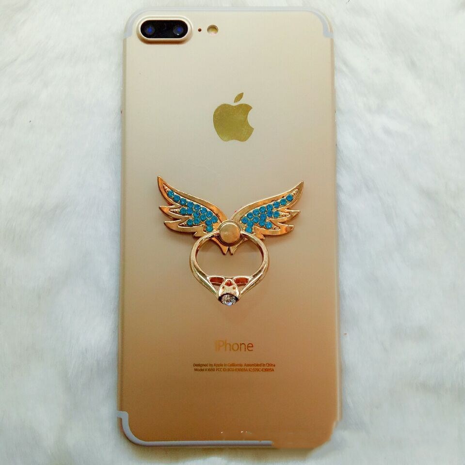 Angel Wings Metal Diamond-Studded Anti-Fall Mobile Phone Holder - Heritage cosmetics and beauty care