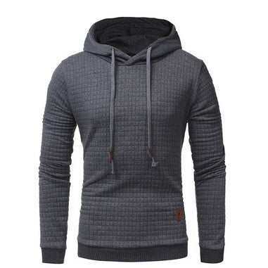 fo Square Pattern Quilted Classic  Men's  Casual Hoodies Men Heritage cosmetics and beauty care