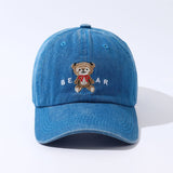 Women Cartoon Teddy Bear Embroidery Dad Hats - Heritage cosmetics and beauty care