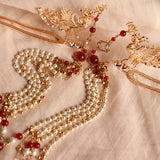 Gorgeous Archaistic Ancient Costume Pearl Tassel Phoenix Hairpin Hairpin Hairpin - Heritage cosmetics and beauty care